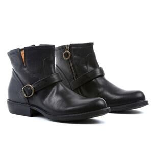 Fiorentini + Baker chad black leather moto ankle boots